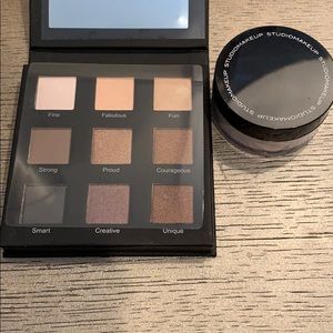 Realher eyeshadow palette and Finishing Powder